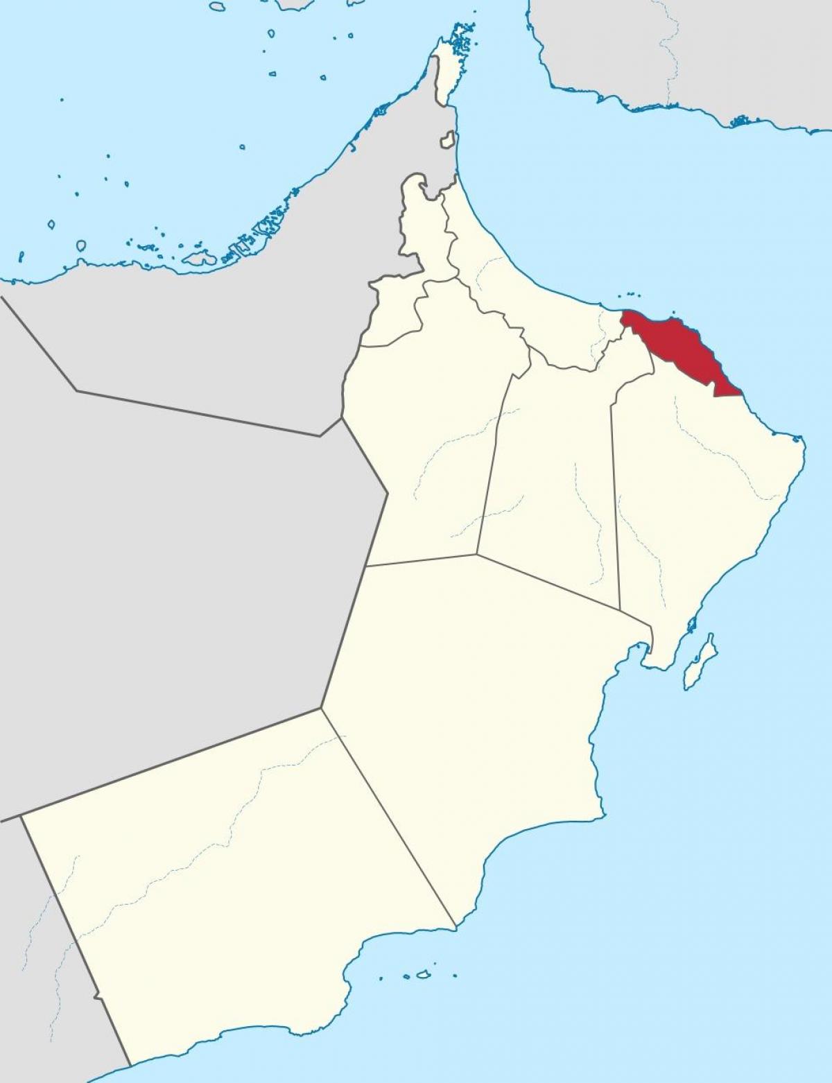 muscat Oman auf der Karte